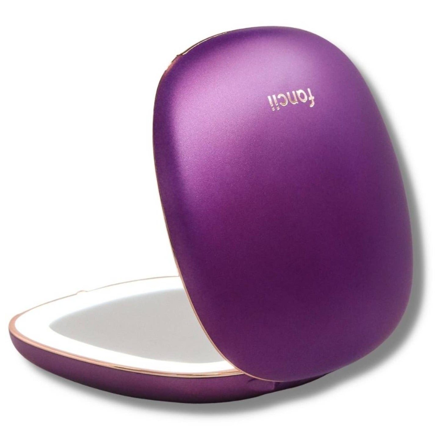 Fancii - Mila Rechargeable Compact Mirror - Black