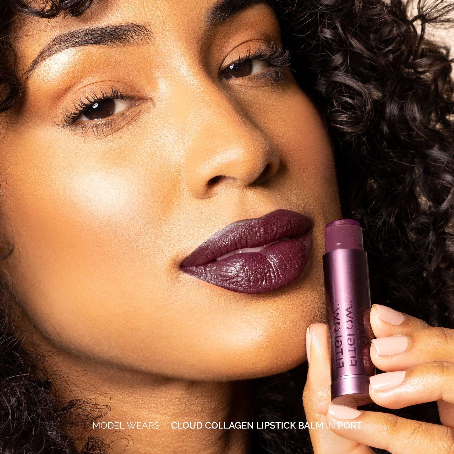 Fitglow Beauty - Cloud Collagen Lipstick + Cheek - Calla - Soft Matte Beige Nude Pink