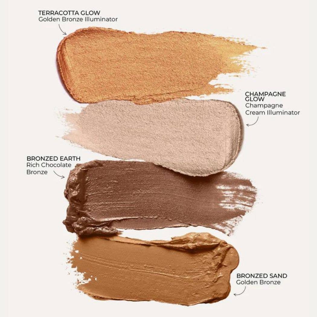 Fitglow Beauty - Multi-Use Ceramide Cream Lip + Cheek Palette-Healthy Glow