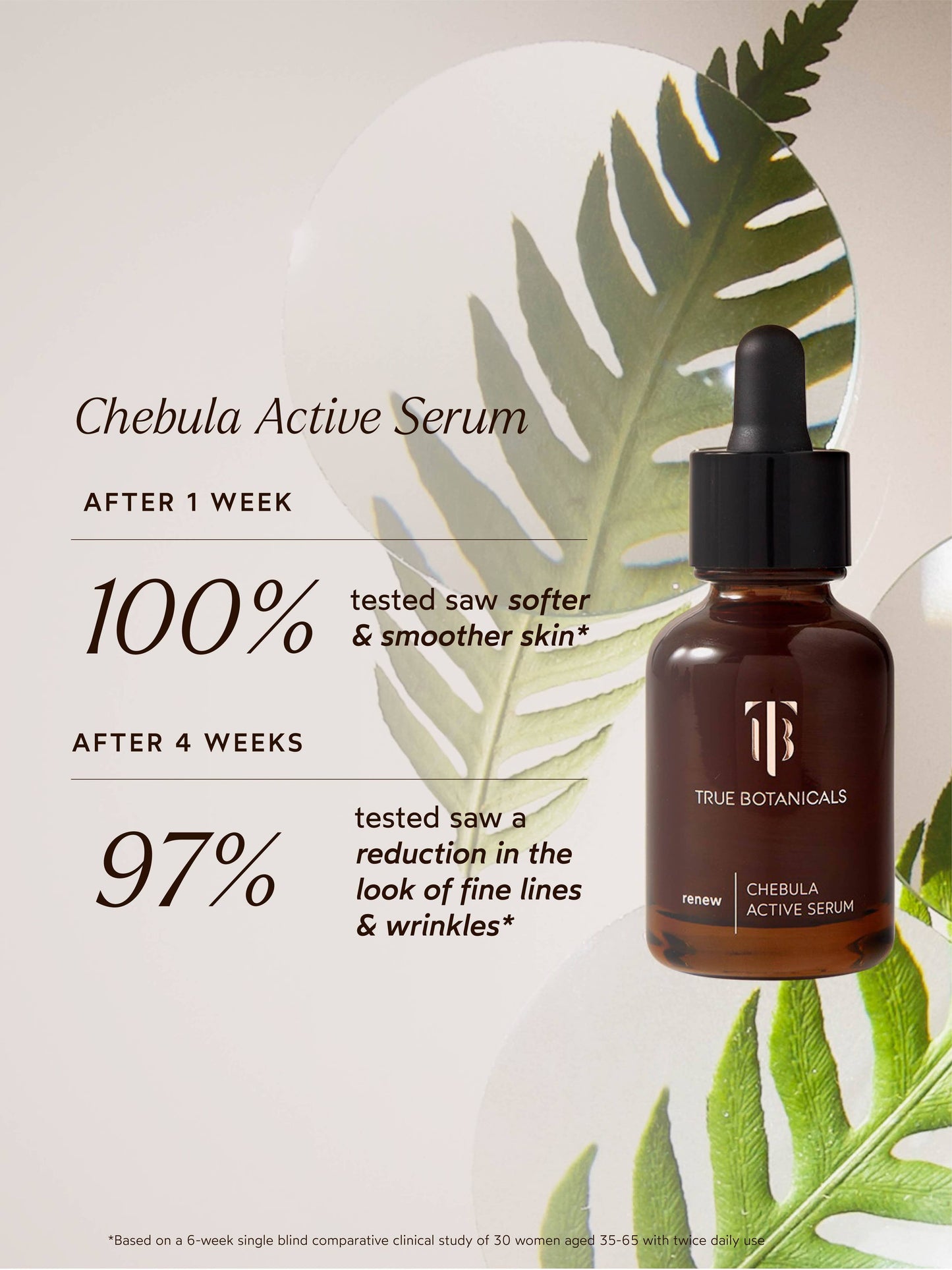 True Botanicals - Renew Chebula Active Serum - Full Size (1 fl oz | 30 ml)
