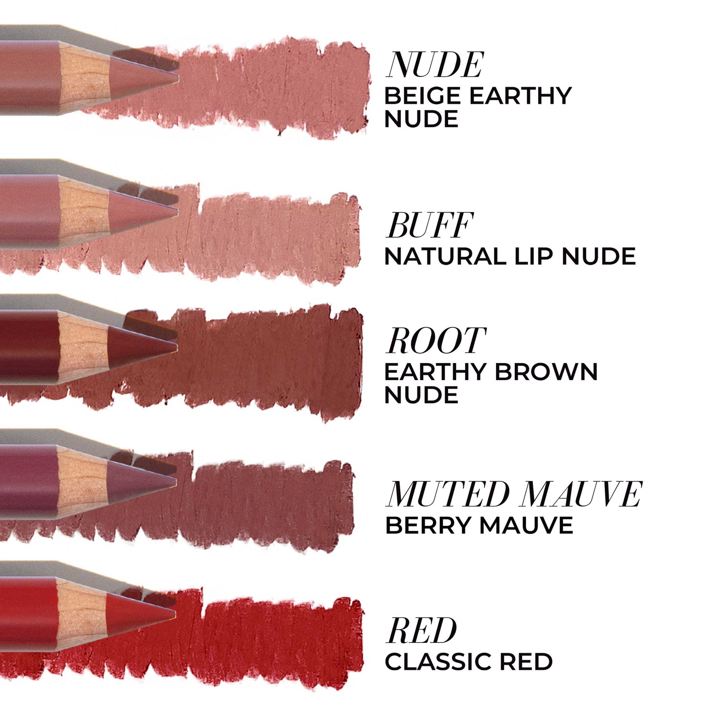 Fitglow Beauty - Vegan Lip Liner - Muted Mauve