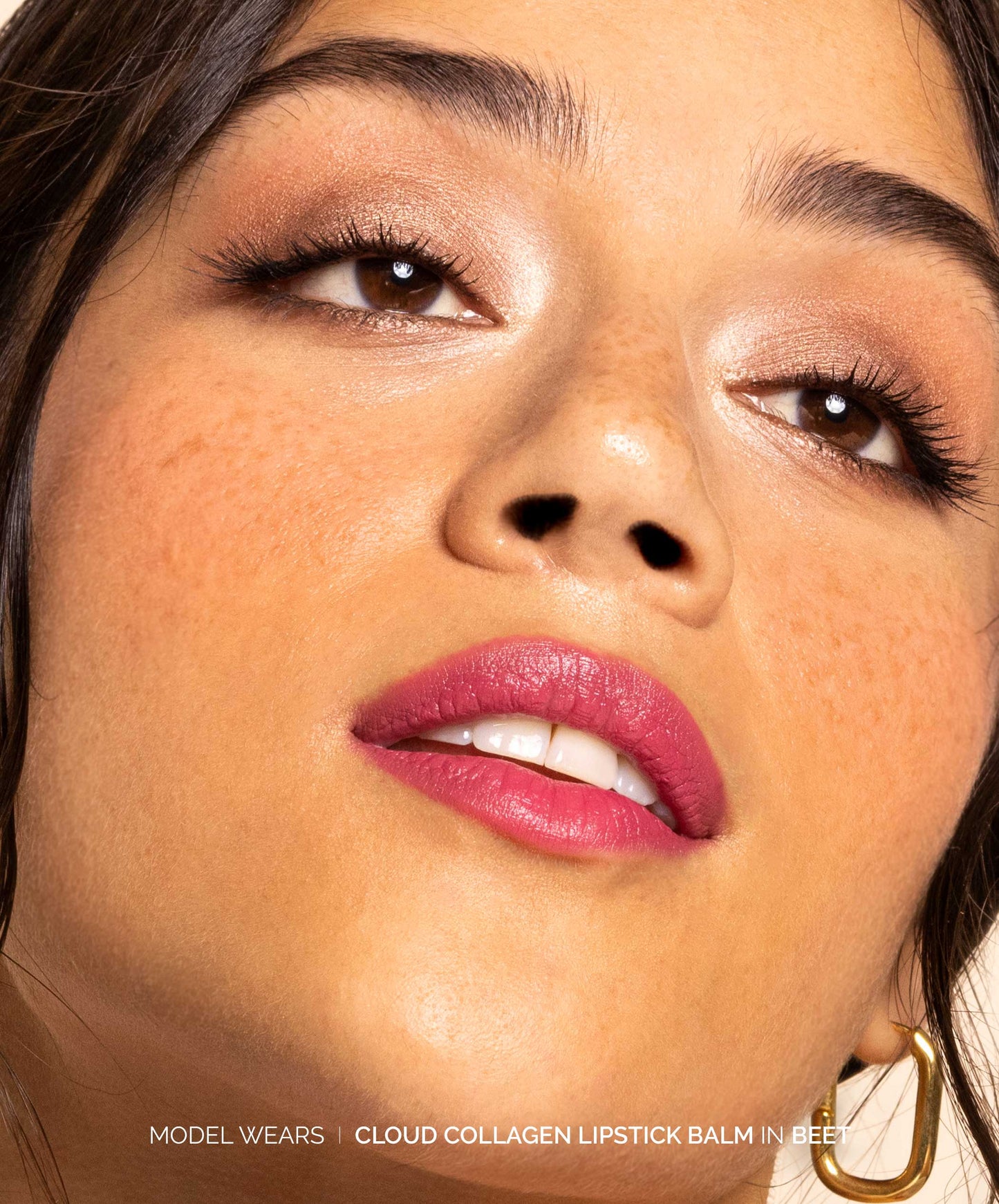 Fitglow Beauty - Cloud Collagen Lipstick + Cheek - Beet - Soft Matte Mauve Plum