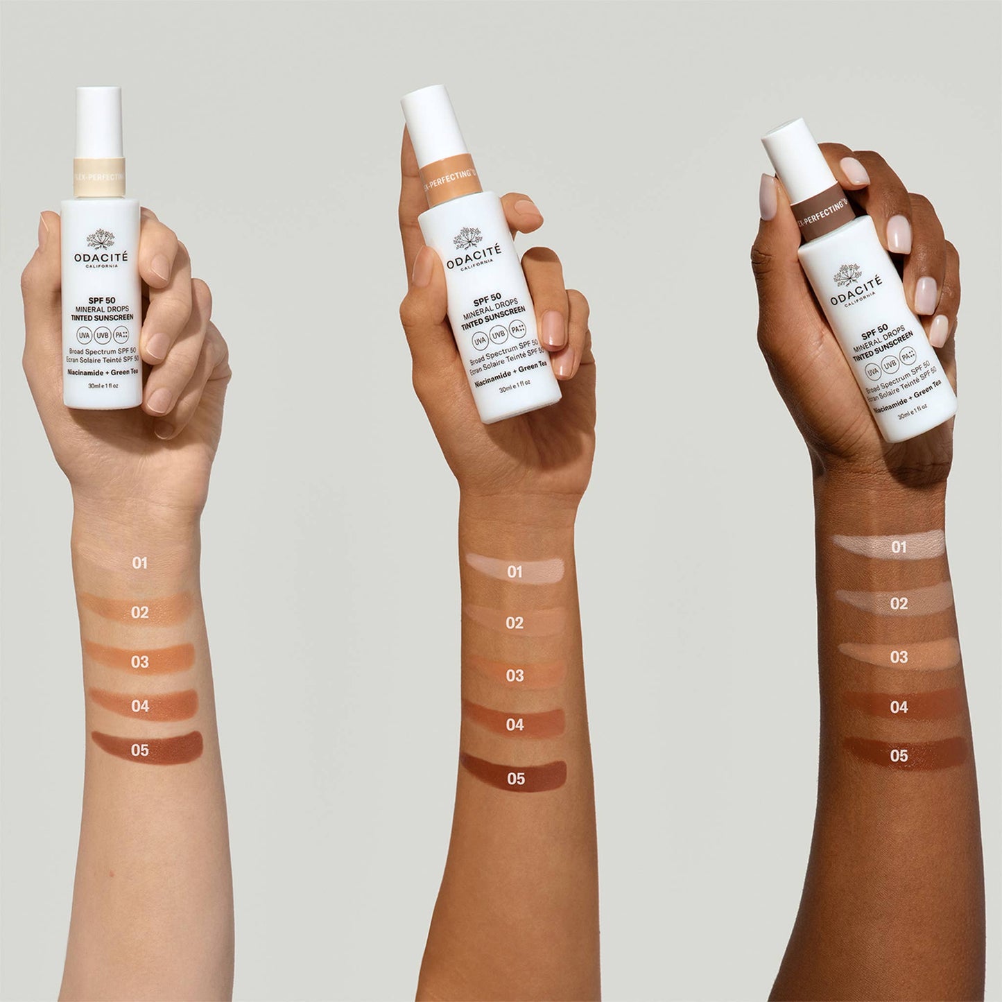 Odacité - SPF 50 Flex-Perfecting™ Mineral Drops Tinted Sunscreen - 03
