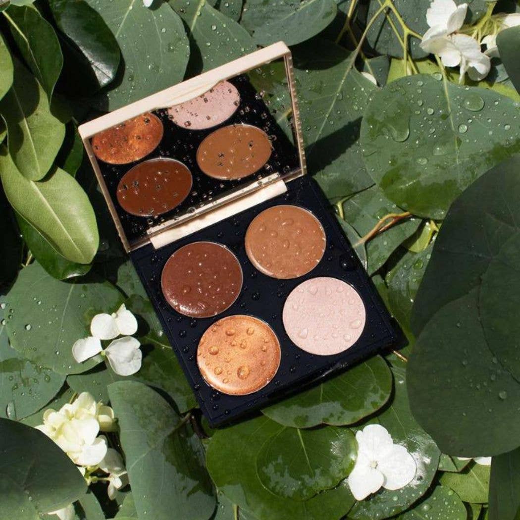 Fitglow Beauty - Multi-Use Ceramide Cream Lip + Cheek Palette-Healthy Glow