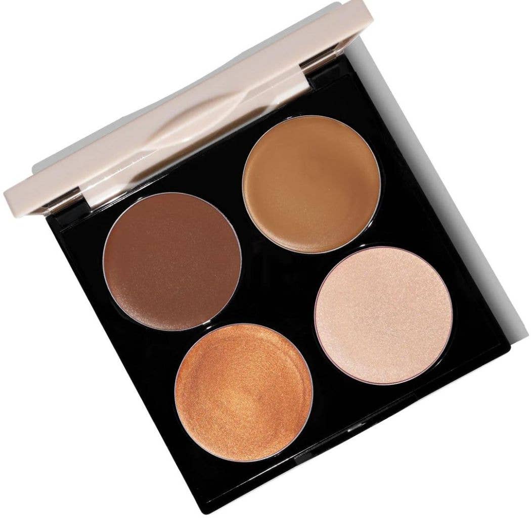 Fitglow Beauty - Multi-Use Ceramide Cream Lip + Cheek Palette-Healthy Glow