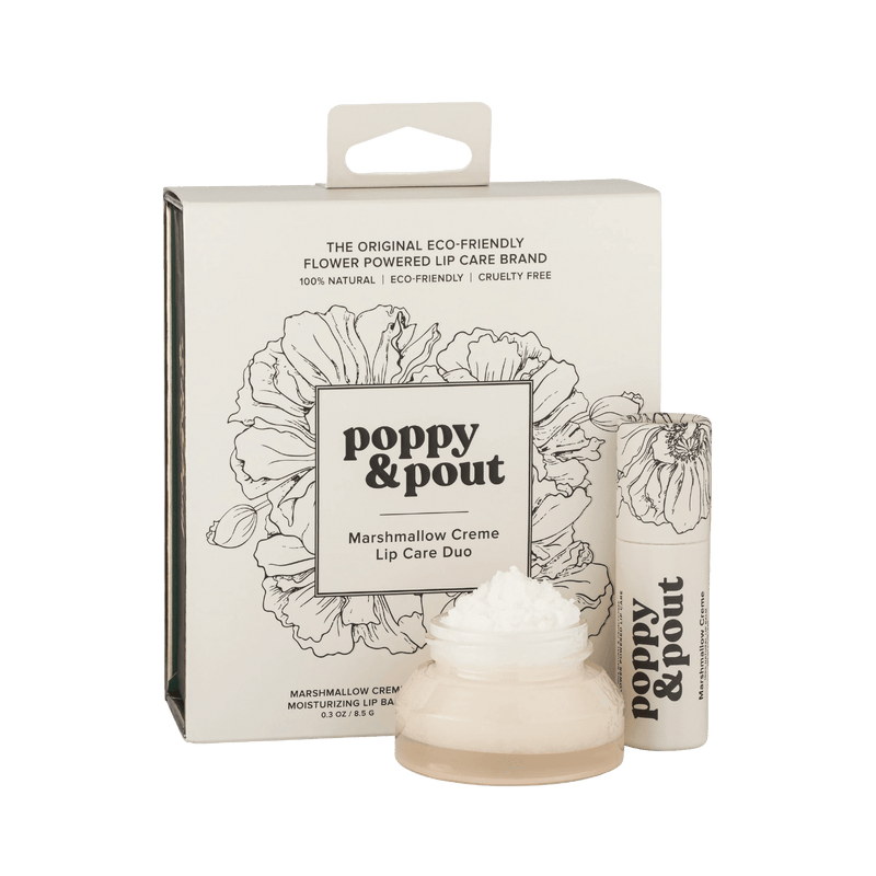 Poppy & Pout - Lip Care Duo, Marshmallow Creme