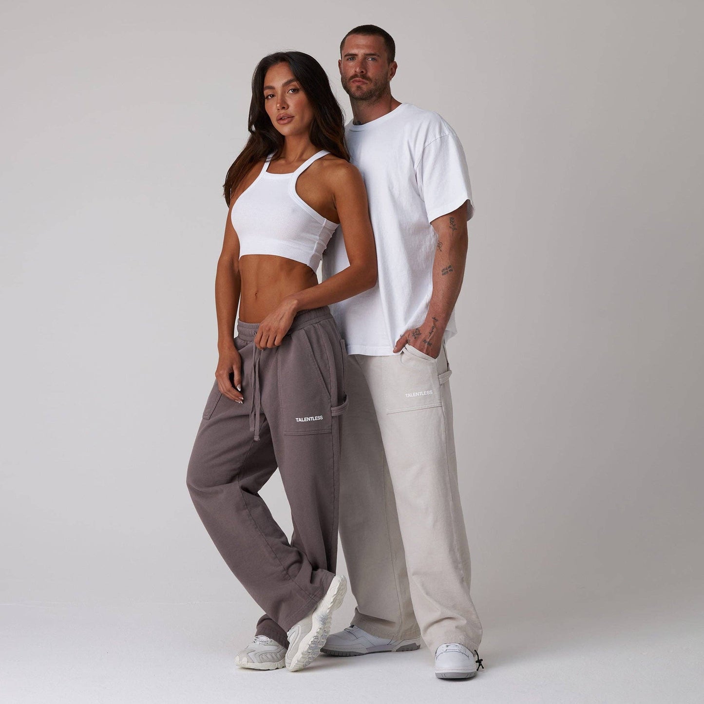 Talentless - WOMENS CARPENTER SWEATPANTS - Cement / M