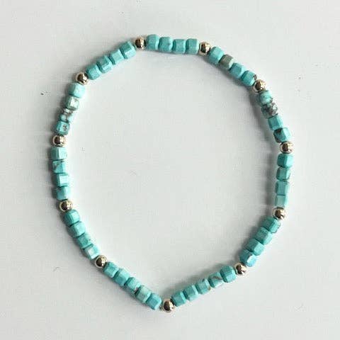 Jeny Baker Designs - Trina Turquoise Bracelet - 7"