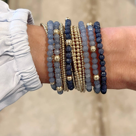 Jeny Baker Designs - Chelsea Bracelets, Denim - Plain