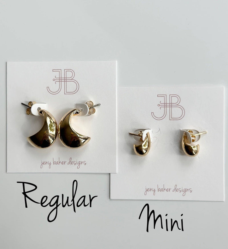 Jeny Baker Designs - Teardrop Earrings, Mini
