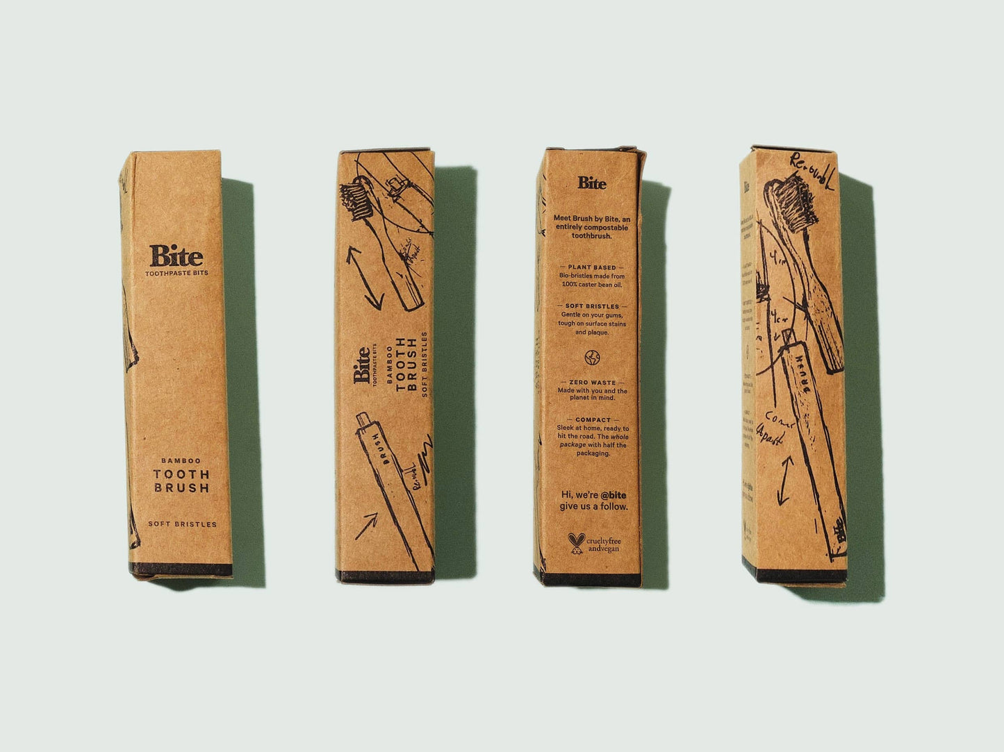 Bite - Compostable Bamboo Toothbrush