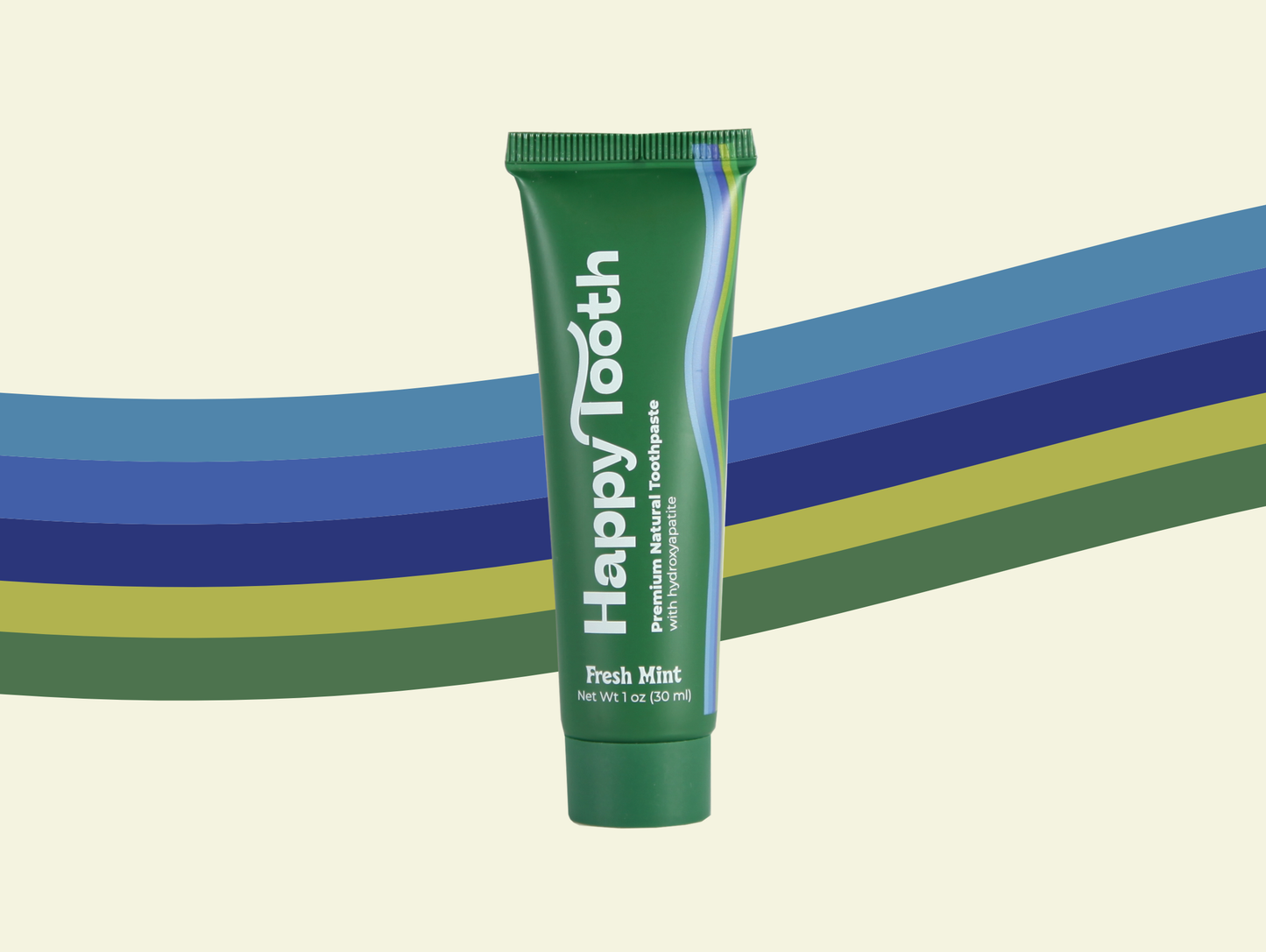 Happy Tooth Products LLC - Travel Size Natural Hydroxyapatite Toothpaste - Fresh Mint