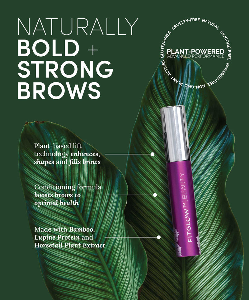 Fitglow Beauty - Plant Protein Brow Gel - Medium Brown