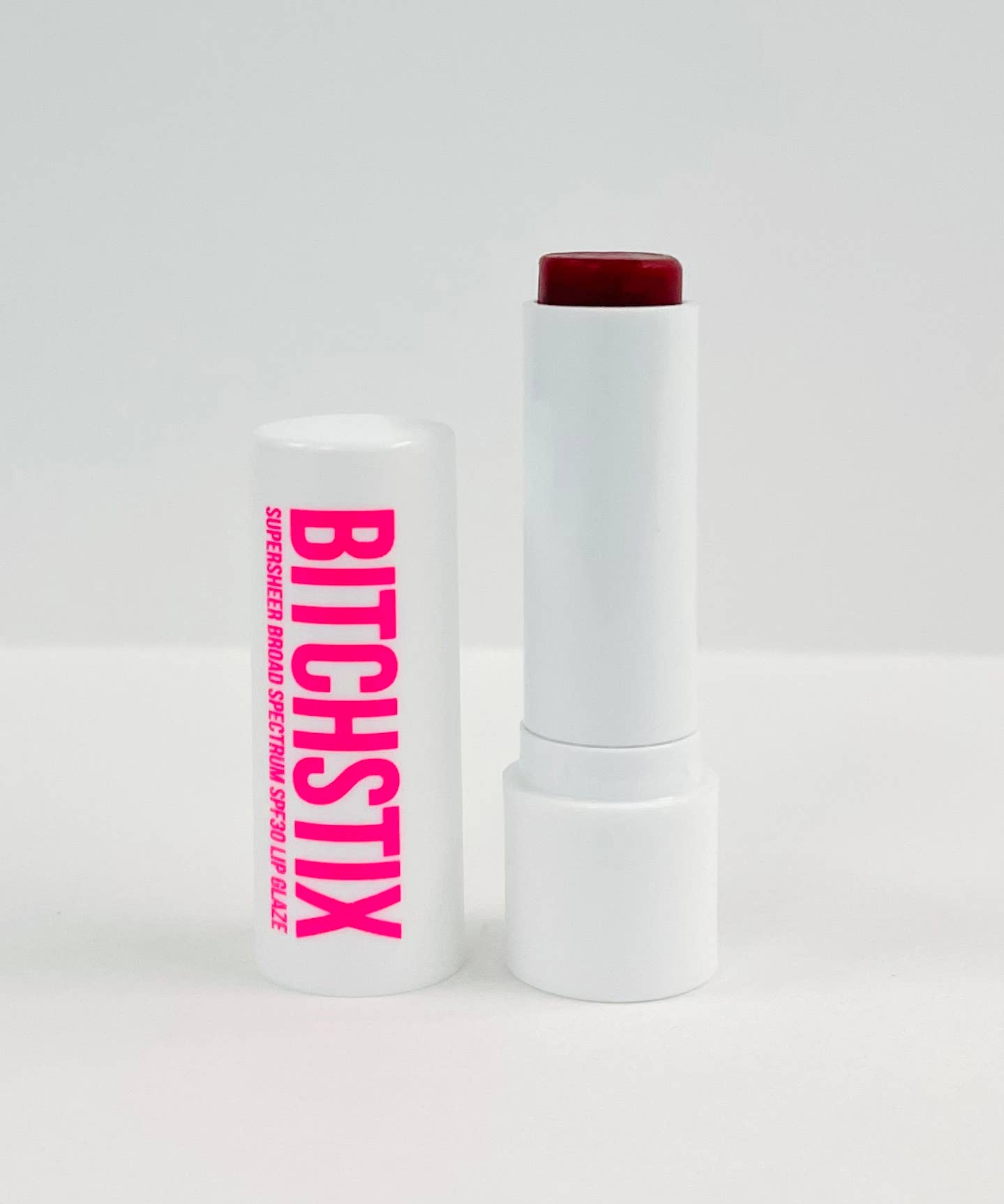 BITCHSTIX - SUPERSHEER LIP GLAZE Wild Cherry - SPF30 Broad Spectrum