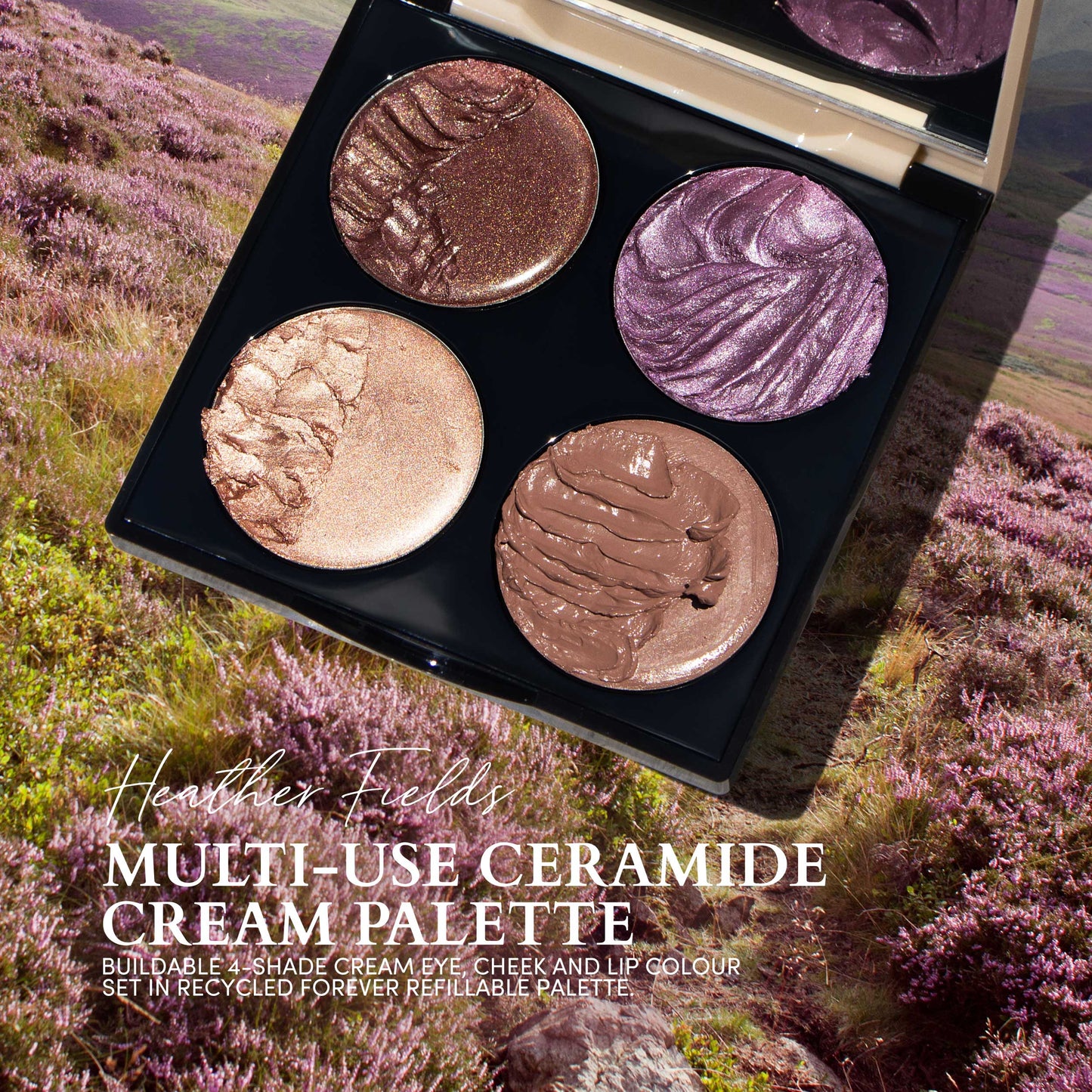 Fitglow Beauty - Multi-Use Ceramide Cream  Palette - Heather Fields