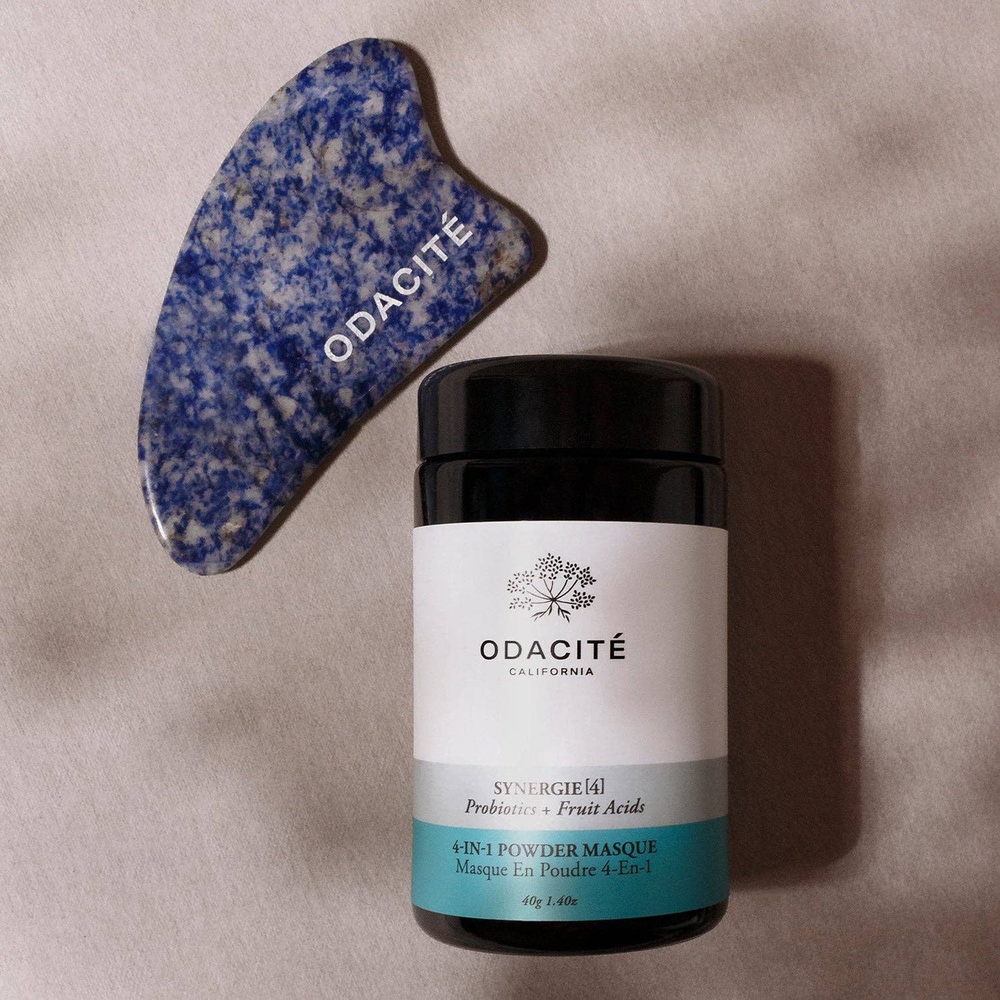 Odacité - Crystal Contour Gua Sha Blue Sodalite Beauty Tool