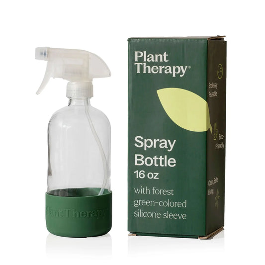 Plant Therapy - Glass Spray Bottle with Forest Green Sleeve