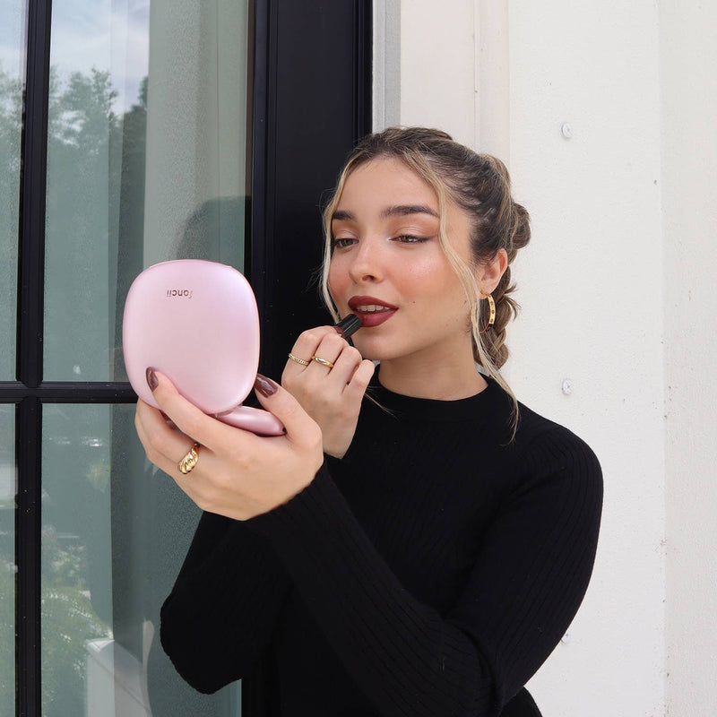 Fancii - Mila Rechargeable Compact Mirror - Pink