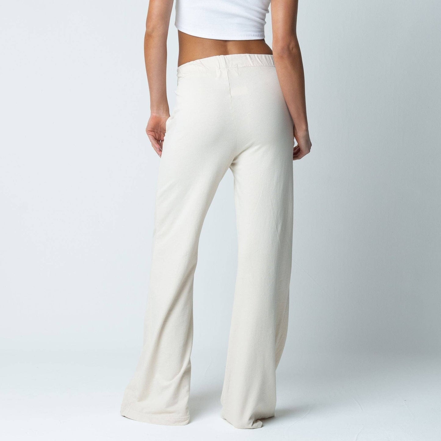 Talentless - WOMENS FRENCH TERRY LOUNGE PANT - Bone / M