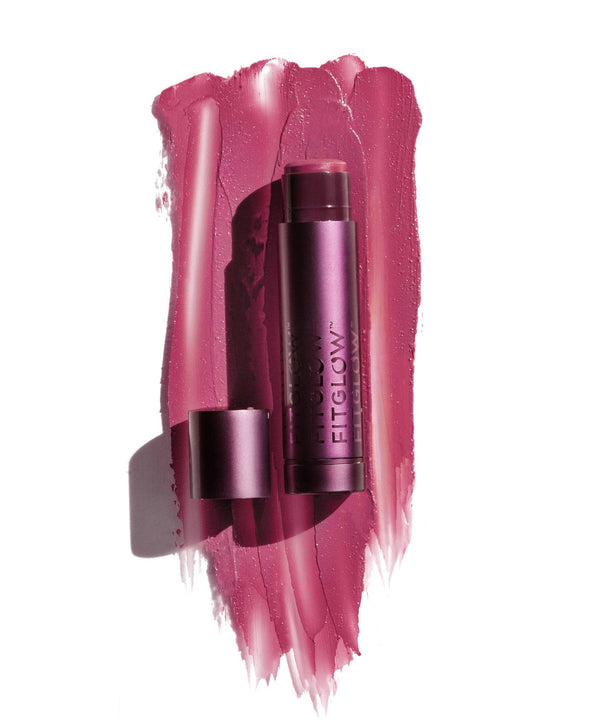 Fitglow Beauty - Cloud Collagen Lipstick + Cheek - Beet - Soft Matte Mauve Plum