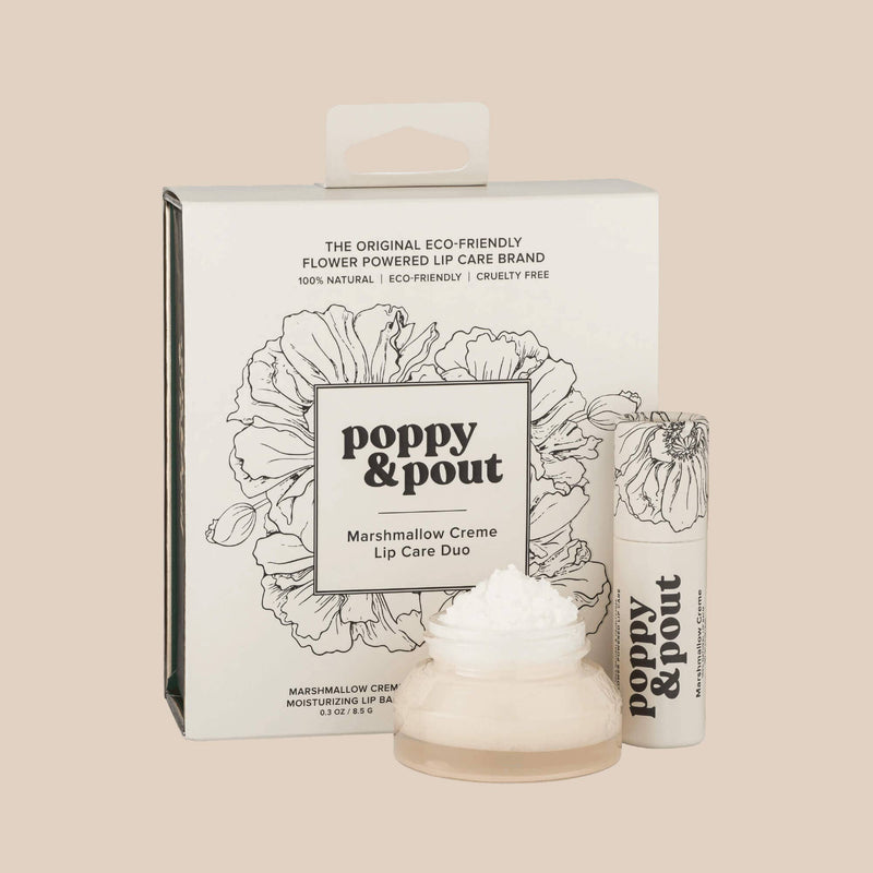 Poppy & Pout - Lip Care Duo, Marshmallow Creme