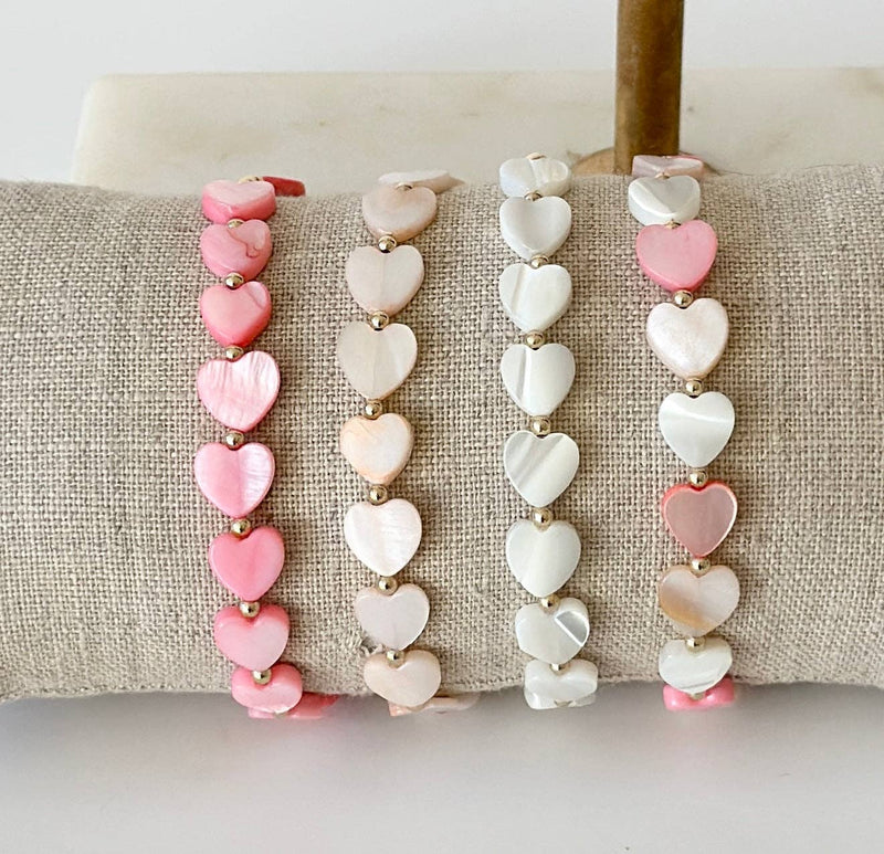 Jeny Baker Designs - Pippa Valentine Bracelets - Champagne