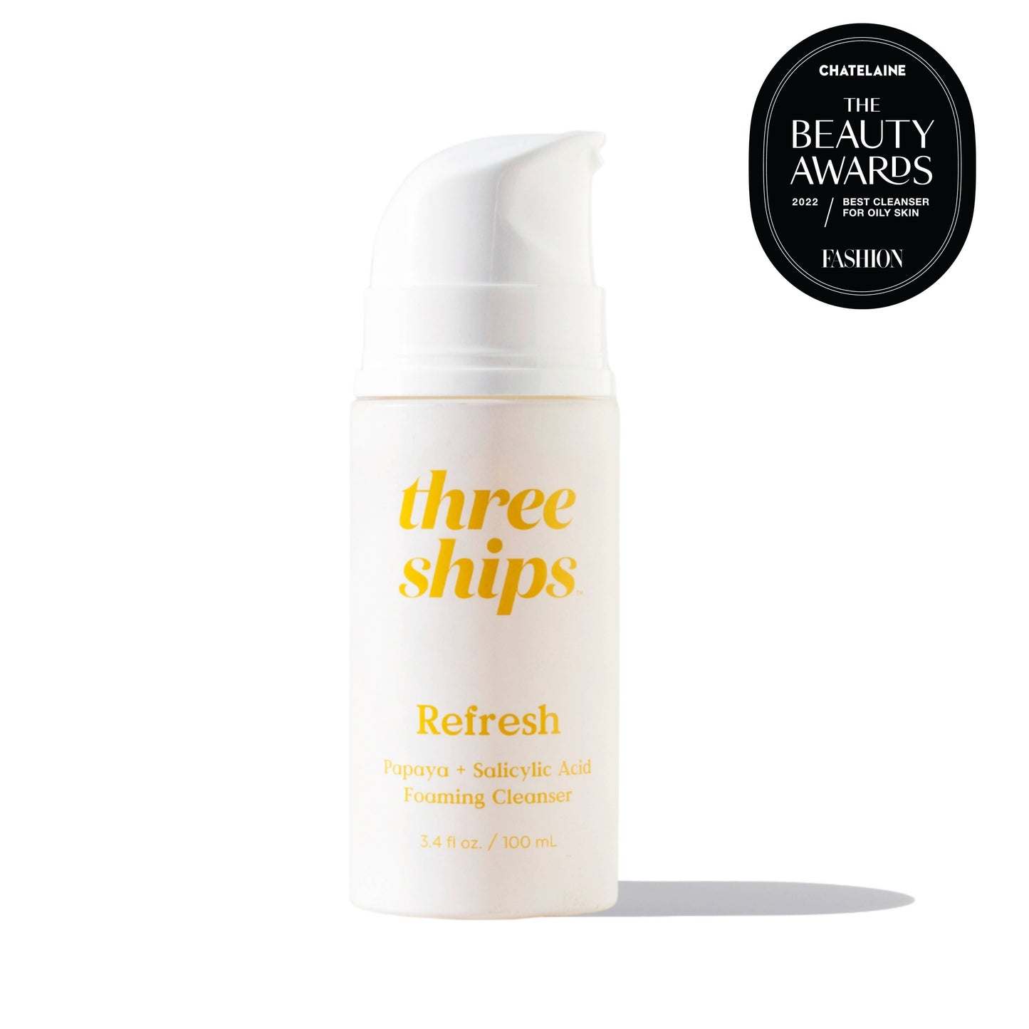 Three Ships Beauty - Refresh Papaya + Salicylic Acid Cleanser (100mL)