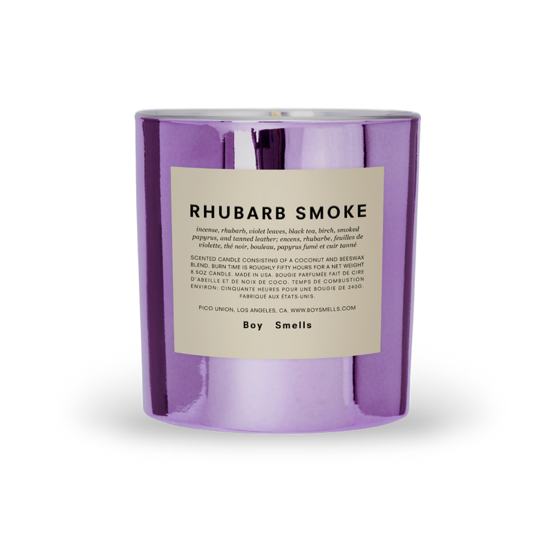 Rhubarb Smoke Candle