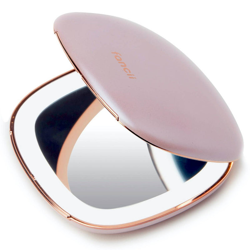 Fancii - Mila Rechargeable Compact Mirror - Pink
